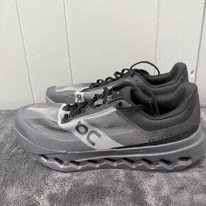 On Cloudsurfer Shoes Womens Size 12 Gray Road Running Athletic Sneakers